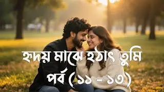 হৃদয় মাঝে হঠাৎ তুমি - পর্ব ( ১১ - ১৩ ) | Hridoy Majhe Hotath Tumi - Part ( 11 - 13 ) | সানা শেখ