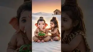 Bhole Baba made a car and gave it to Ganesh ji.#mahakal #jaishreeram #ai #bholebabakijai