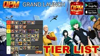 Tier List | OPM God Punch - RPG Game New Character Tier List OPM NextGen