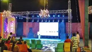 Arif Event's Shahabad Markanda 4x4 truss Ledwall LED Floor #ledwallsetup