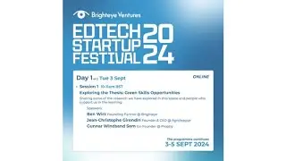 Фестиваль стартапов Brighteye Edtech 2024 &mdash; возможности развития экологических навыков в сфере образовательных технологий