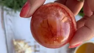 ASMR Crystal Guided Meditation I Carnelian I Vitality, Energy, Focus, Confidence I Relax & Sleep