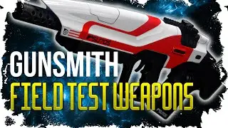 Destiny GUNSMITH FIELD TEST WEAPONS How to Level Up The Gunsmith Reputation