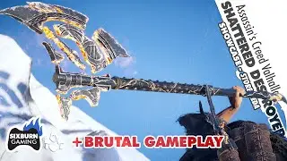 SHATTERED DESTROYER Axe Showcase Brutal Gameplay Assassin's Creed Valhalla Broken Blade Weapon Pack