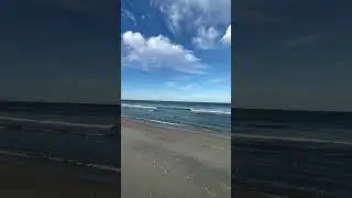🇺🇸 BeachWalk at SeaBright Hotel on the Water #NJ 🏖️🎶🌊 #USA #jerseyshore #asmrsounds #wavesounds