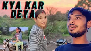 Wife'  ने पहली बार चलाई Rx100 ..?🧐🫣