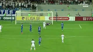 UEFA Conference League. M. Vatsadze goal (Dinamo Batumi 1:0 Lech)