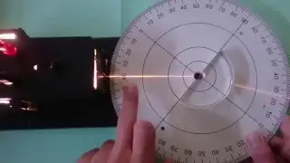 دراسة ظاهرة انكسار الضوء réfraction de la lumière