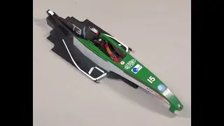 Building Paper Kit F1 Jaguar R4 part 1