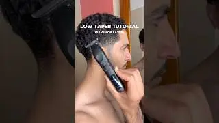 How To Cut Your Own Hair: Low Taper Fading Guide #selfcut #selfcare #barber
