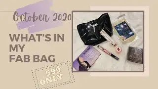 FAB BAG OCTOBER 2020 UNBOXING | GET GLAMOROUS