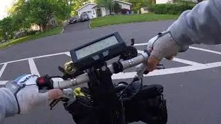 Ebike Ride NJ Grin Technologies Brompton playing Coin Hunt World and Ingress Prime GP023871