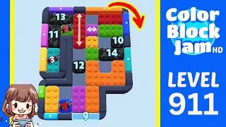Color Block Jam Level 911 Solution Walkthrough