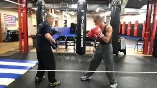 Boxing Focus Mitt Free-style Pad Work with Coach Rico Tutorial How To