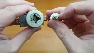 Как вынуть цилиндр из замка Espagnolette