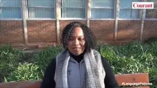 Students comment on language policy issue