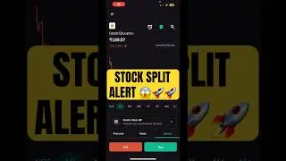 &ldquo;💰 Global Education Stock Split Alert! 🚨&rdquo; #shorts #viral #trending #stockmarket