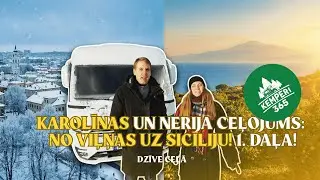 NO ZIEMĪGA VIĻŅAS UZ SICĪLIJU AR KEMPERI! 🚐 Karolina IZRAISĪJA UGUNSGRĒKU?! (1. daļa)