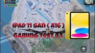 Gaming test iPad 11 gan ( a16) Bgmi 4.1 Ka update balance ￼➕ extreme gaming ￼
