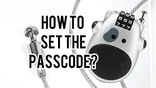 How to set New Code for Telescopic Wire Rope Steel Cable Lock