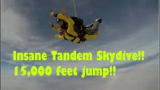 My first Tandem Skydive Experience!! 15k feet!! Skydive Spain....  in Seville.