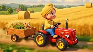 Nanhe Sikh Baby ke Saath Tractor Music 🚜🎶 | Kids Calm Video
