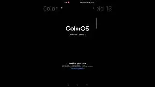 Oppo Reno 7 Pro 5G after software update ColorOS 13.1 Android 13