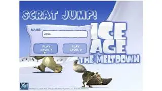Ice Age: The Meltdown &ndash; Scrat Jump Flash game in 2006