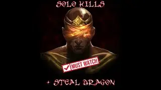 Lee Sin AMAZING solo kills + steal dragon