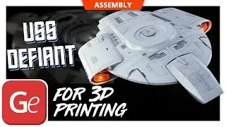 USS Defiant 3D Printing Model | Assembly by Gambody
