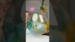 Giant Glue Bubble! #hacks #challenge #bubble #lifehacks