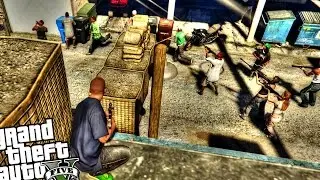 Gangster Base vs Police Raid - GTA 5 PC MOD