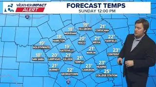 Texas Winter Storm: Ice and freezing temps move into the state, recorded 1/24