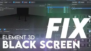 Element 3D Black Screen Problem Fix | After Effects
