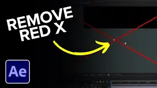 Как избавиться от красного крестика в After Effects
