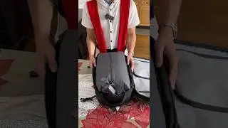 Airlines hate this backpack. 😳 #travel #bag #backpack #airplane