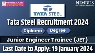 Tata Steel Recruitment 2024 | Tata Steel JET 2024 Exam Pattern and Syllabus | Complete Information