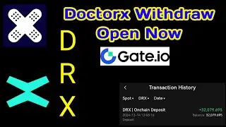How to Withdraw DoctorX Token || How to Transfer DoctorX Token || DRX Token || to gate.io