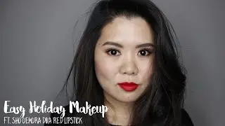 Easy Holiday Makeup ft. NARS Outer Limits & Shu Uemura Diva Red | Kirei Makeup