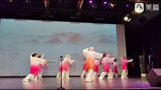 90高龄陈才一教太极