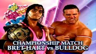 Bret Hart vs British Bulldog In Your House Seasons Beating 1995 Highlights
