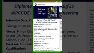 GE AEROSPACE COMPANY JOB #aerospace  #aerospaceengineering #aerospaceengineer #punejob