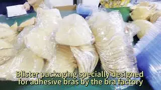 Blister packaging specially designed for adhesive