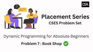 Placement Prep: Book Shop | Interesting DP Problem