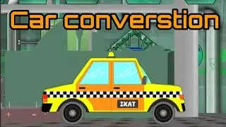 Car conerstion taxi for kids channel car repair garage for videos
