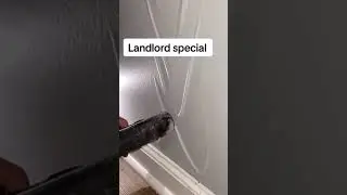 Landlord Special: When the Wall Fix is Just Paint and Prayers 🎨🔨 #LandlordSpecial #DIYFail #Home