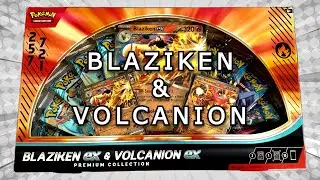 Премиум-коллекция Blaziken EX и Volcanion EX