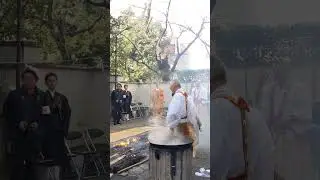 🐎#Fire#Cross#Walk10🏇#Chief#Priests #SAITOH#GOMA#Bonfire#SHUGYO　#Yamabushi(#Mountain#Priest)Genkakuji
