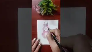 Easy to draw Labubu doll #how to draw Labubu doll #art#drawingshorts #youtubeshorts .