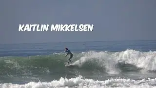 Kaitlin Mikkelsen Surfing Oceanside Harbor